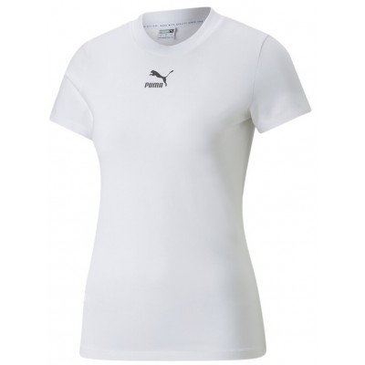 Женская футболка Puma Classics Slim Tee Puma White L