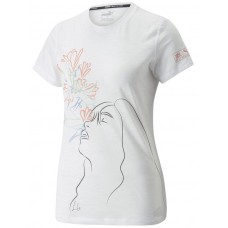 Женская футболка Puma Next Gen Artist Series Ss Tee Puma White S