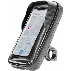 Suport telefon pentru biciclete Cellularline Rider Shield Waterproof Black