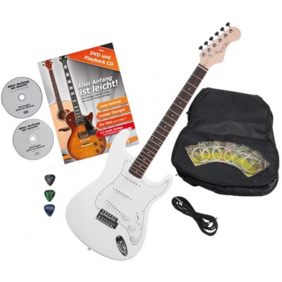 Chitara electrica Rocktile Sphere Classic Electric Guitar Wh Bundle