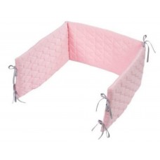 Protectie laterala pentru patut Albero Mio Velvet Pink (V101)