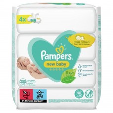 Детские влажные салфетки Pampers New Baby 4x50pcs