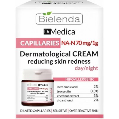 Cremă pentru față Bielenda Dr. Medica Capillaries Face Cream 50ml