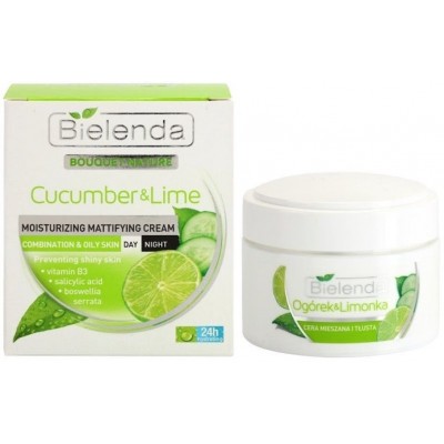 Cremă pentru față Bielenda Cucumber & Lime Face Cream 50ml