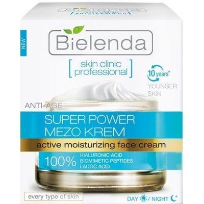 Крем для лица Bielenda Super Power Mezo Moisturising Cream 50ml