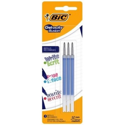 Стержень для ручки роллер Bic Gelo-city Illusion 3pcs (39350)