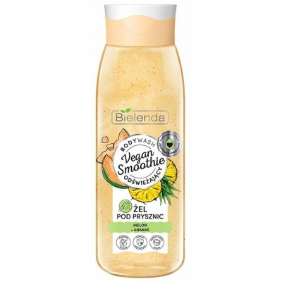 Gel de duș feminin Bielenda Vegan Smoothie Melon & Pineapple Shower Gel 400ml