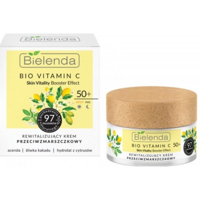 Cremă pentru față Bielenda Bio Vitamin C Face Cream 50+ 50ml