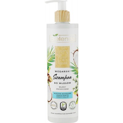 Șampon pentru păr Bielenda 100% Pure Vegan Shampoo Damaged Hair 400ml