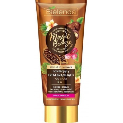 Auto-bronzare Bielenda Magic Bronze Body Cream Dark Skin 200ml