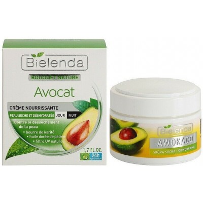 Cremă pentru față Bielenda Bouquet Nature Face Cream Avocado 50ml