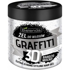 Гель для укладки волос Bielenda Graffiti 3D Extra Strong Grey 250ml