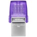 Флеш-накопитель Kingston DataTraveler microDuo 3C Purple 128Gb (DTDUO3CG3/128GB)