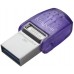 Флеш-накопитель Kingston DataTraveler microDuo 3C Purple 128Gb (DTDUO3CG3/128GB)