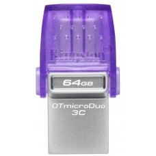 USB Flash Drive Kingston DataTraveler microDuo 3C Purple 64Gb (DTDUO3CG3/64GB)