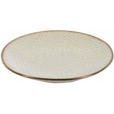 Vas de servit Metallic Rim Glazed 20cm (47381)