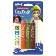 Мелки для лица Amos Face Deco 3 Colors (FD5B3B)