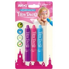 Мелки для лица Amos Face Deco 3 Colors (FD5B3G)