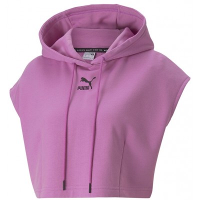 Женская толстовка Puma Dare To Hooded Cropped Vest Mauve Pop M