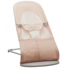 Șezlong pentru bebeluși BabyBjorn Soft Pearly Pink/White (005142A)