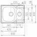 Кухонная мойка Teka Universe 60 T-XP 1½B