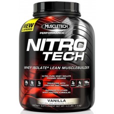 Proteină Muscletech Nitrotech Performance Series Vanilla 1.8kg