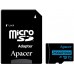 Карта памяти Apacer microSDXC UHS-I U3 V30 R100 A1 256Gb + Adapter RP (AP256GMCSX10U7-R)