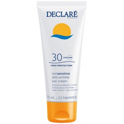 Солнцезащитный крем масло лосьон Declare Sun Sensitive Anti-Wrinkle Cream SPF30 75ml