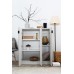 Комод Fabrik Home Hardy 3 двери Cерый Mат /МДФ