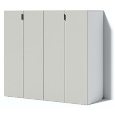 Комод Fabrik Home Hardy 4 двери Cерый Mат /МДФ