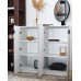 Комод Fabrik Home Hardy 4 двери Cерый Mат /МДФ