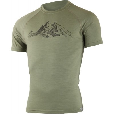 Tricou termo pentru bărbați Lasting Hill 6666 M Green