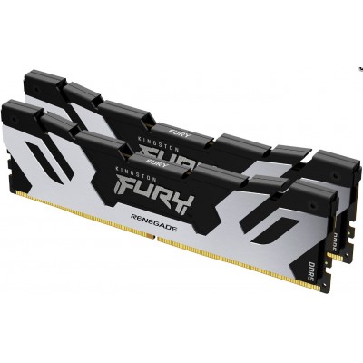 Оперативная память Kingston Fury Renegade Silver 32Gb DDR5-6400MHz Kit (KF564C32RSK2-32)