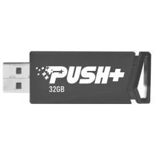 USB Flash Drive Patriot Push+ Black 32Gb (PSF32GPSHB32U)