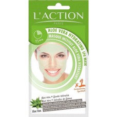 Mască pentru față L'Action Aloe Vera Hydrating Spa Mask 20g