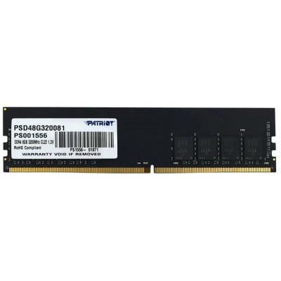 Оперативная память Patriot Signature Line 8Gb DDR4-3200MHz (PSD48G320081)