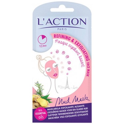 Маска для лица L'Action Refining & Exfoliating Face Mask 15g