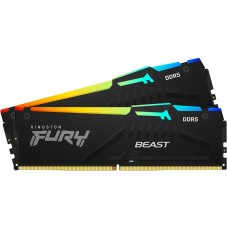 Оперативная память Kingston Fury Beast 32Gb DDR5-6000MHz Kit (KF560C40BBAK2-32)