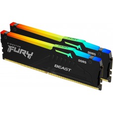 Оперативная память Kingston Fury Beast 16Gb DDR5-6000MHz Kit (KF560C40BBAK2-16)