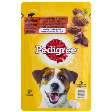 Hrană umedă pentru câini Pedigree Adult Beef in Jelly 24x100g