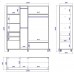 Шкаф-купе Mobildor-Lux Aron 2000 (3025 Stejar Sonoma) K4