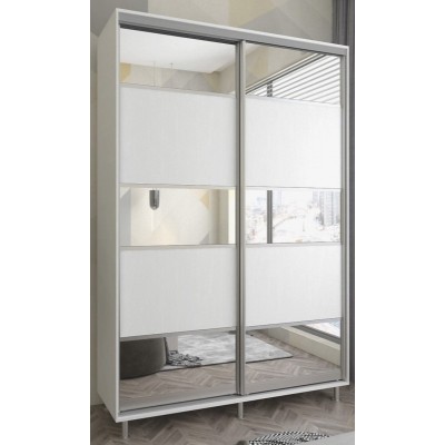 Шкаф-купе Mobildor-Lux Aron S 1300 (8681 Alb Briliant) K4