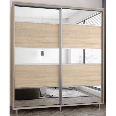 Шкаф-купе Mobildor-Lux Aron S 1800 (3025 Stejar Sonoma) K4