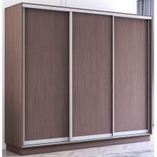 Dulap cu uşi glisante Mobildor-Lux Fox 2400 (2226 Wenghe) Uși PAL ambele