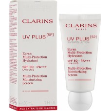 Fluid pentru față Clarins UV Plus Anti-Pollution Translucent SPF50 30ml