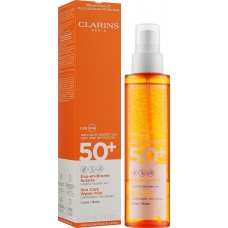 Солнцезащитный крем масло лосьон Clarins Sun Care Water Mist SPF50+ 150ml