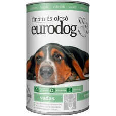 Hrană umedă pentru câini Eurodog Adult Dog Venison 1.24kg