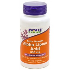 Витамины NOW Alpha Lipoic Acid 600mg 60cap