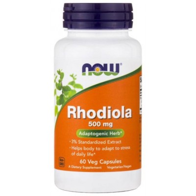 Антиоксидант NOW Rhodiola 500mg 60cap