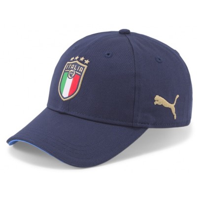 Бейсболка Puma Figc Team Cap Peacoat/Ignite Blue